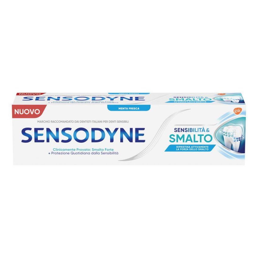 Dentifricio Sensodyne per Denti Sensibili, Gusto Menta Fresca, 75 ml