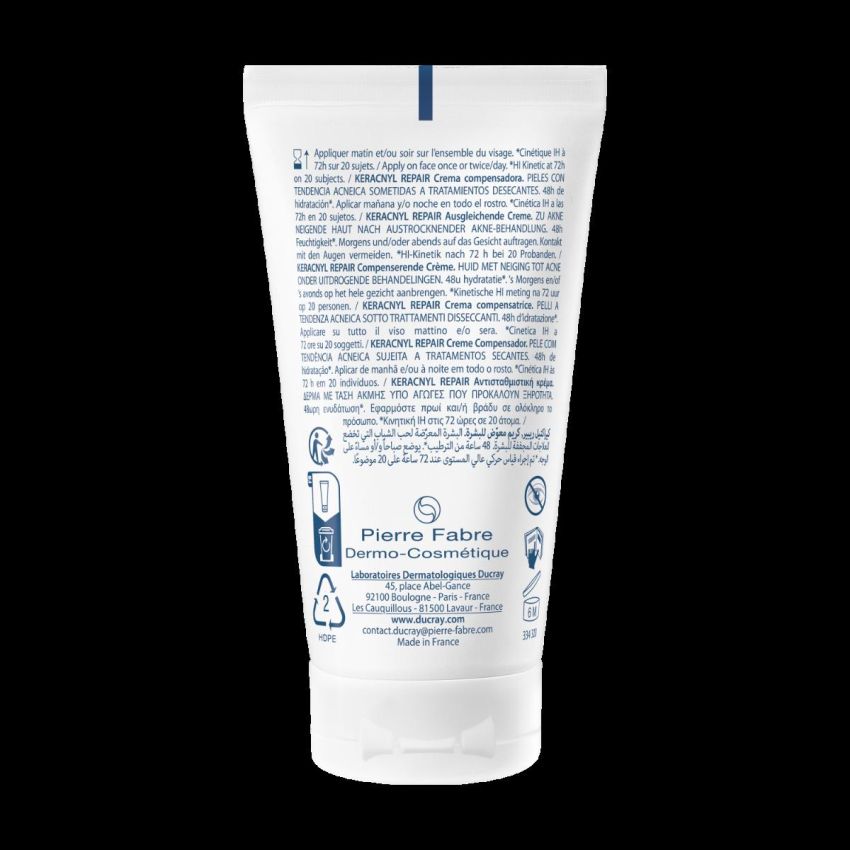 Ducray Keracnyl Repair Crema Compensatrice 50ml