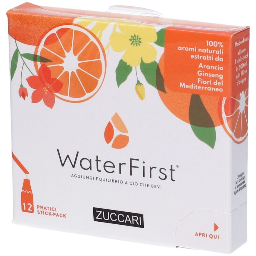 Zuccari WaterFirst - Mix di Arancio, Ginseng e Fiori del Mediterraneo - 12 Stick