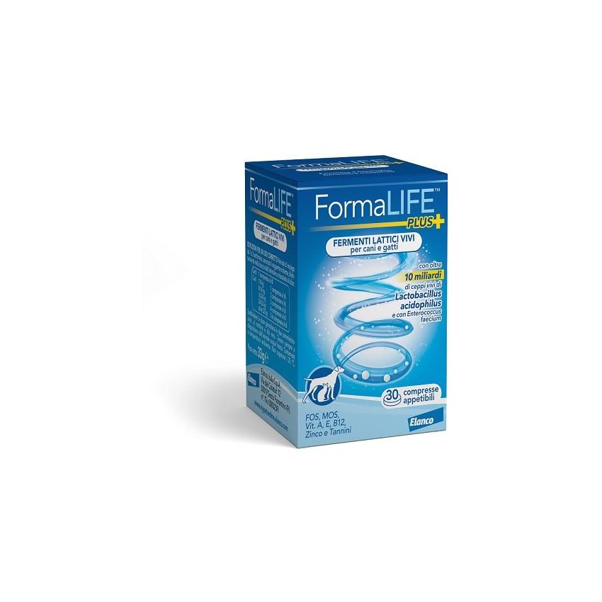 FormaLife Plus: Probiotici Premium per Cani e Gatti - 30 compresse