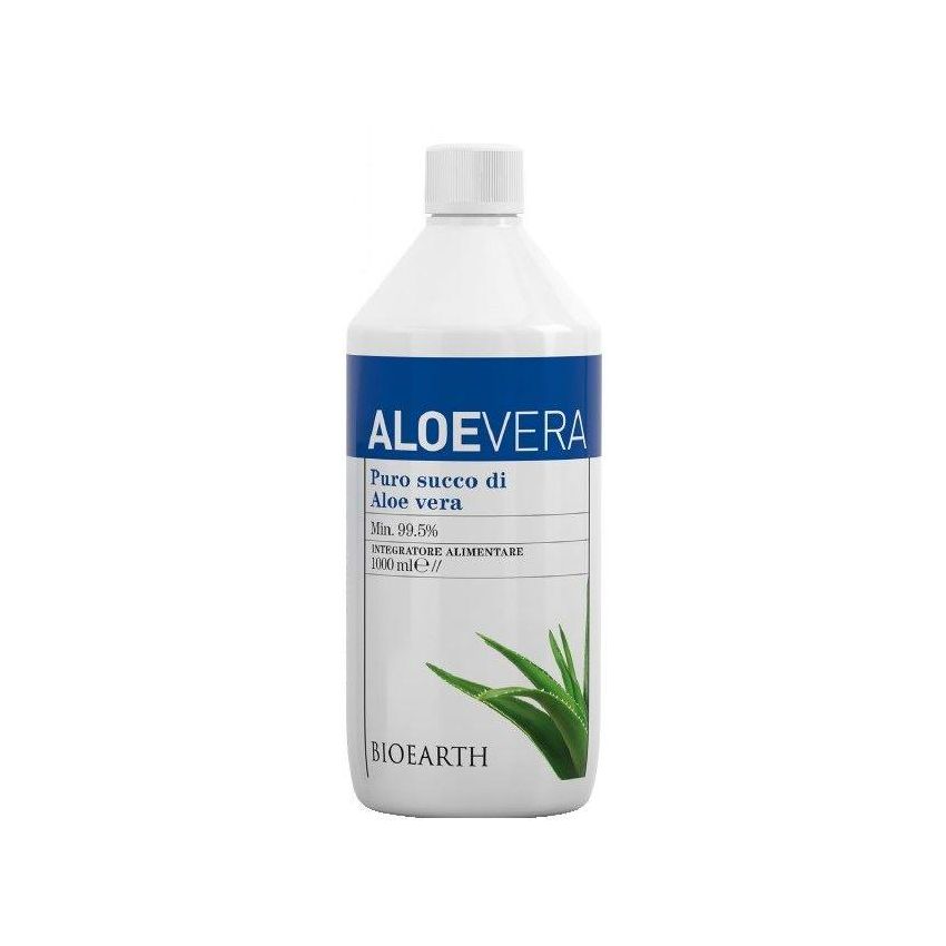 Bioearth Puro Succo di Aloe Vera Biologico 1000 ml