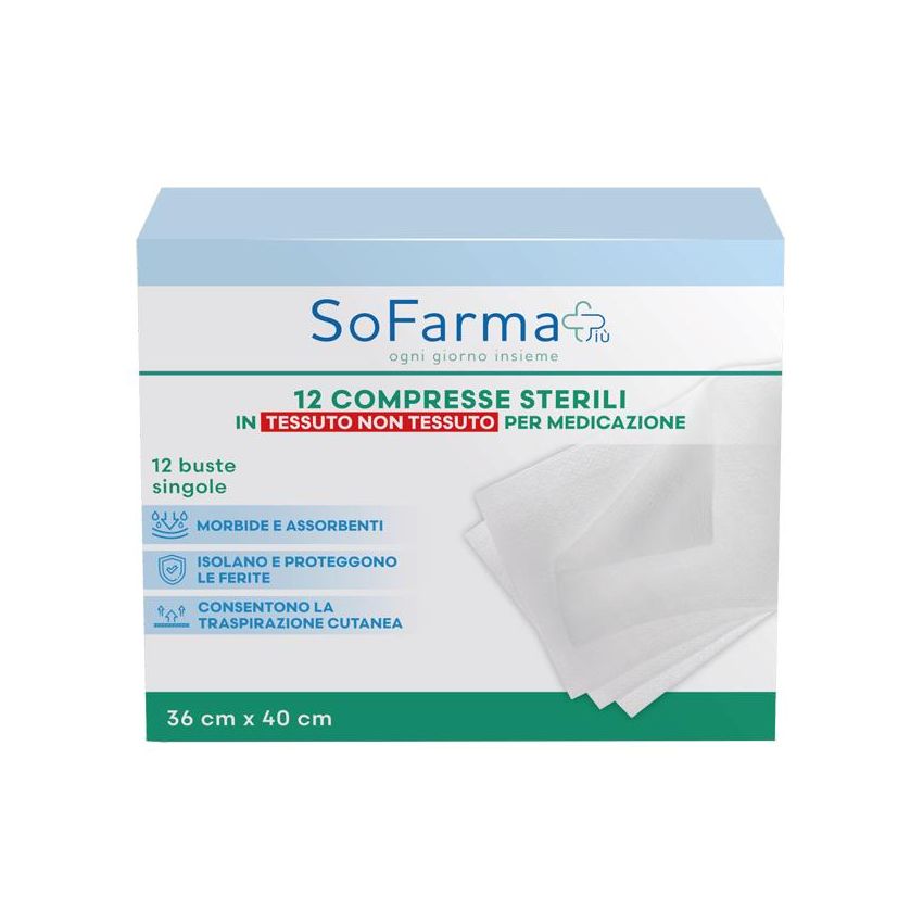 SOFARMAPIU' Compresse Compressa TNT36x40 - Pacco da 12