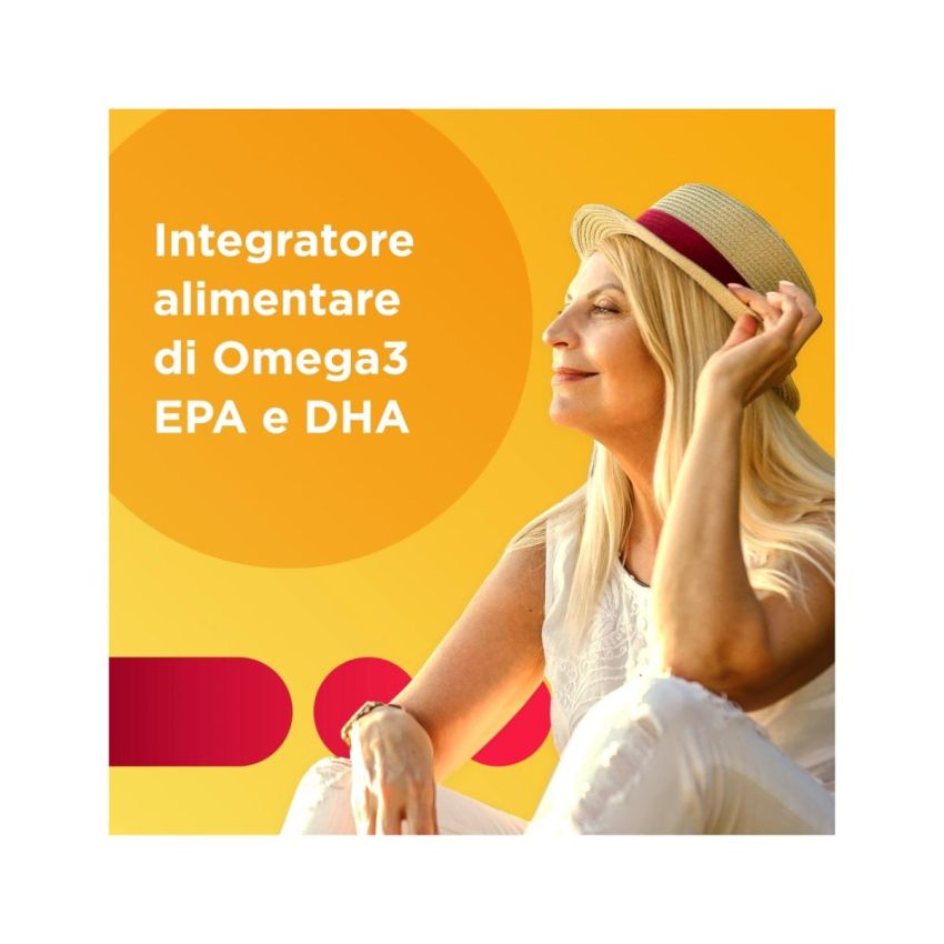 Multicentrum Boost Omega3 per Cuore, Mente e Vista - 120 Mini Perle