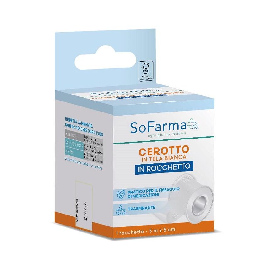 Sofarmapi Cerotto di Tela Rocchetto 5x5cm
