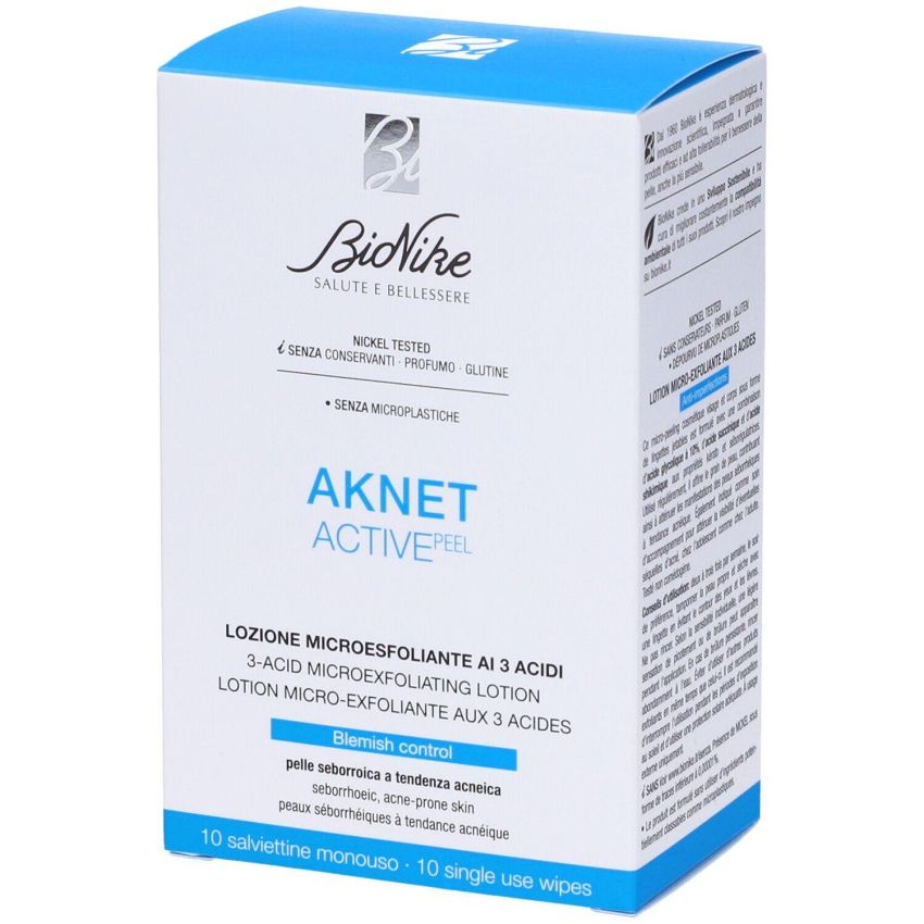 Aknet Peeling 10 Salviettine Monouso