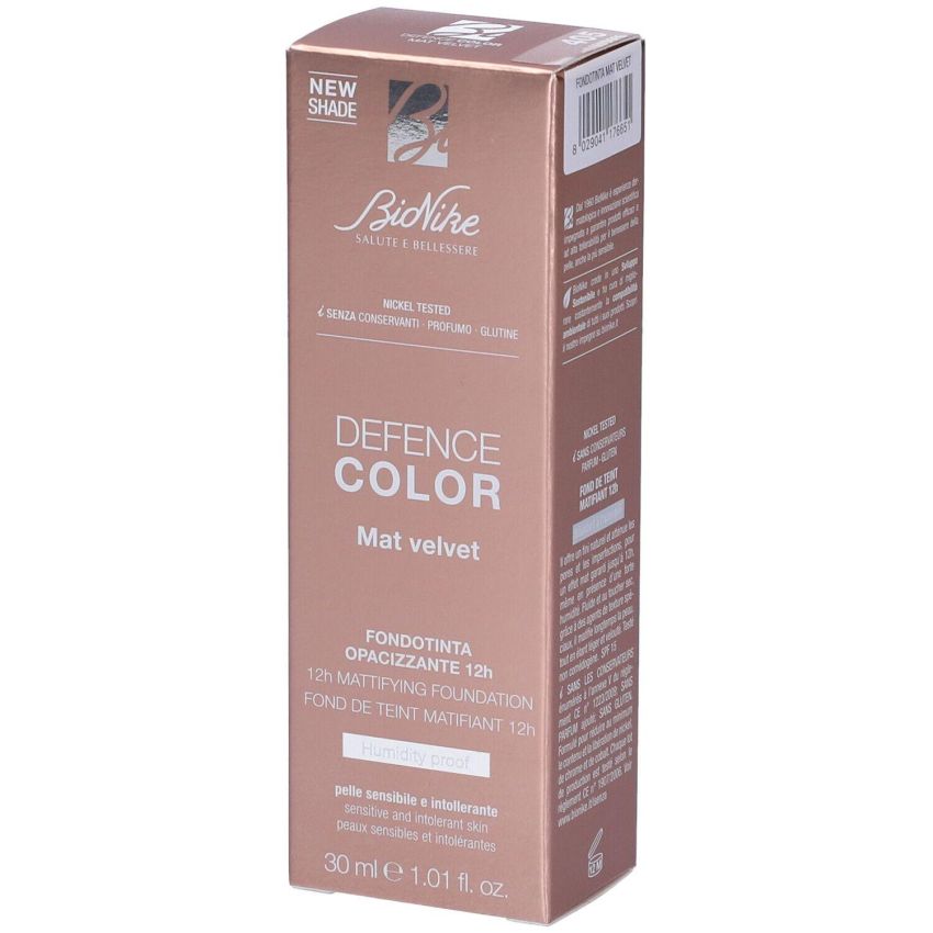 Bionike Defence Color Mat Velvet Fondotinta N. 405 Miel Dore 30ml