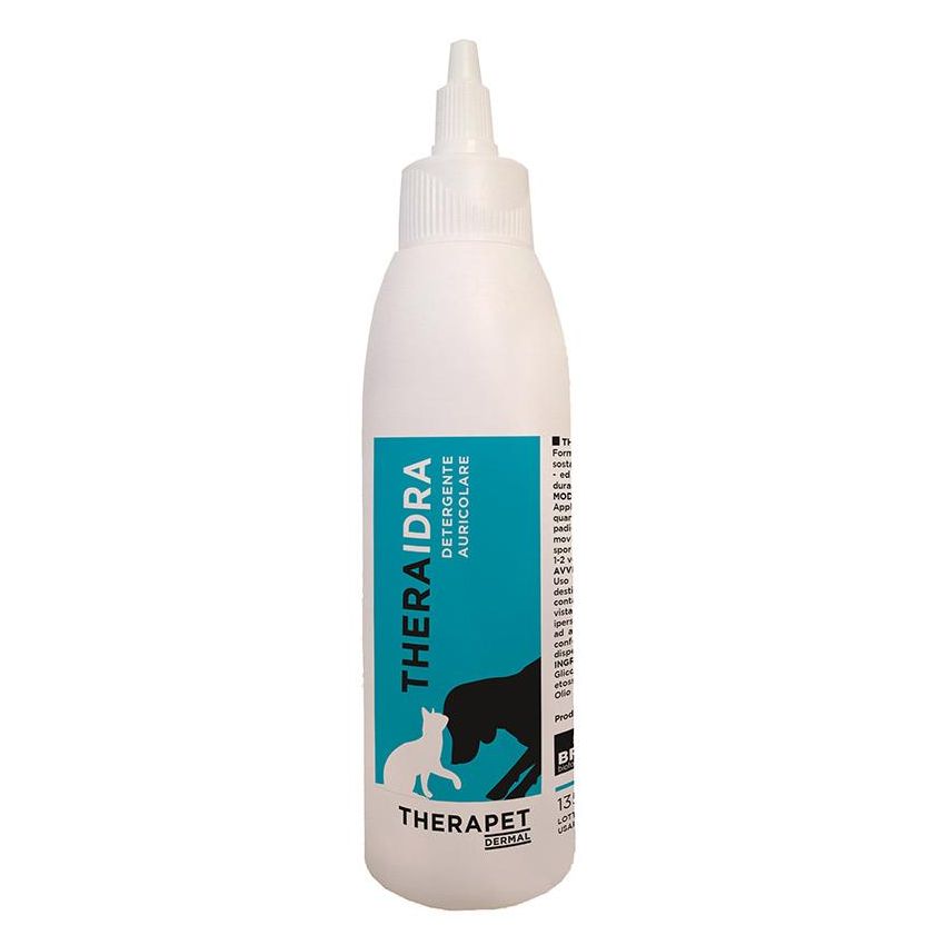Therapet Dermal Theraidra Detergente Auricolare Per Cani/Gatti 150ml