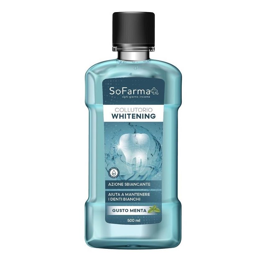 SofarmaPi Collutorio Sbiancante al Gusto di Menta - 500ml