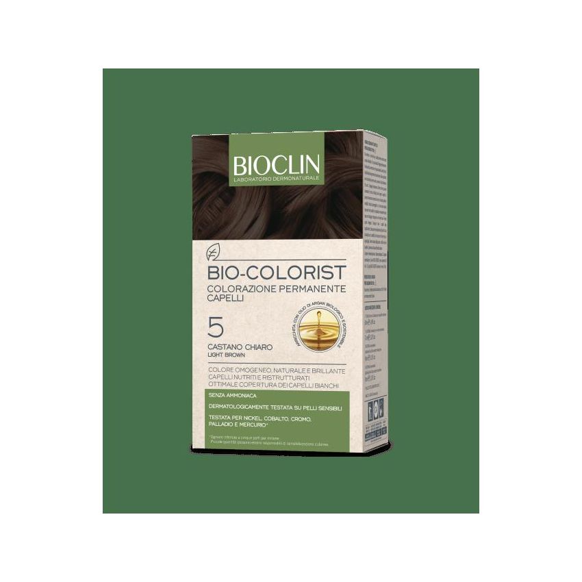 Bioclin Bio Colorist N.5 Castano Chiaro - Colorazione Permanente Naturale