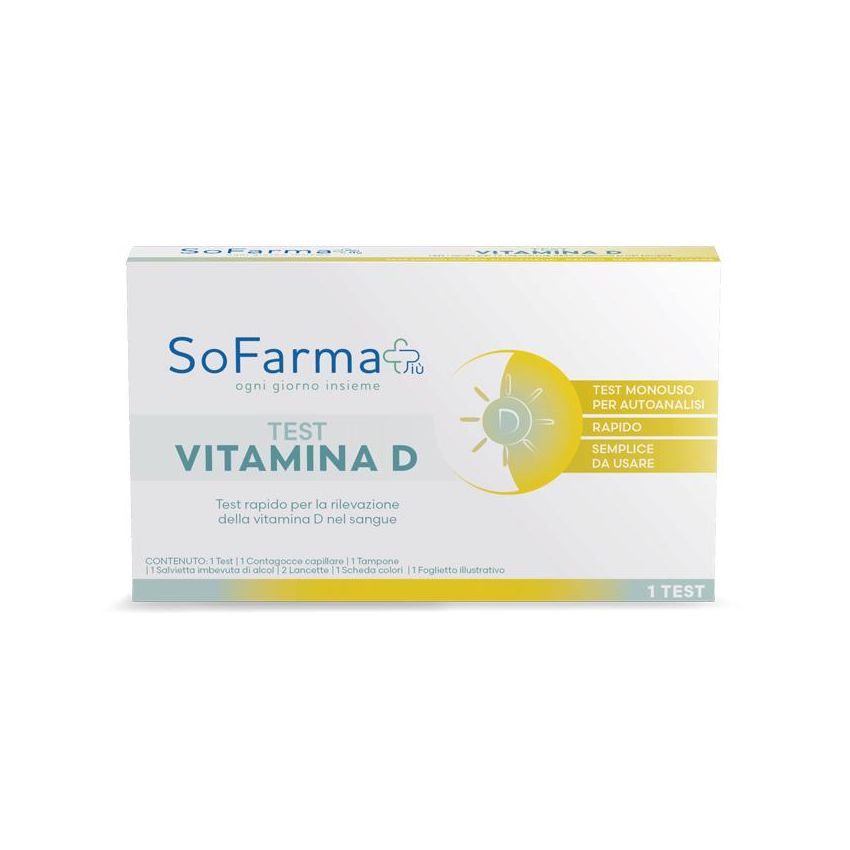 Sofarmapi Kit Test Autodiagnostico per la Vitamina D