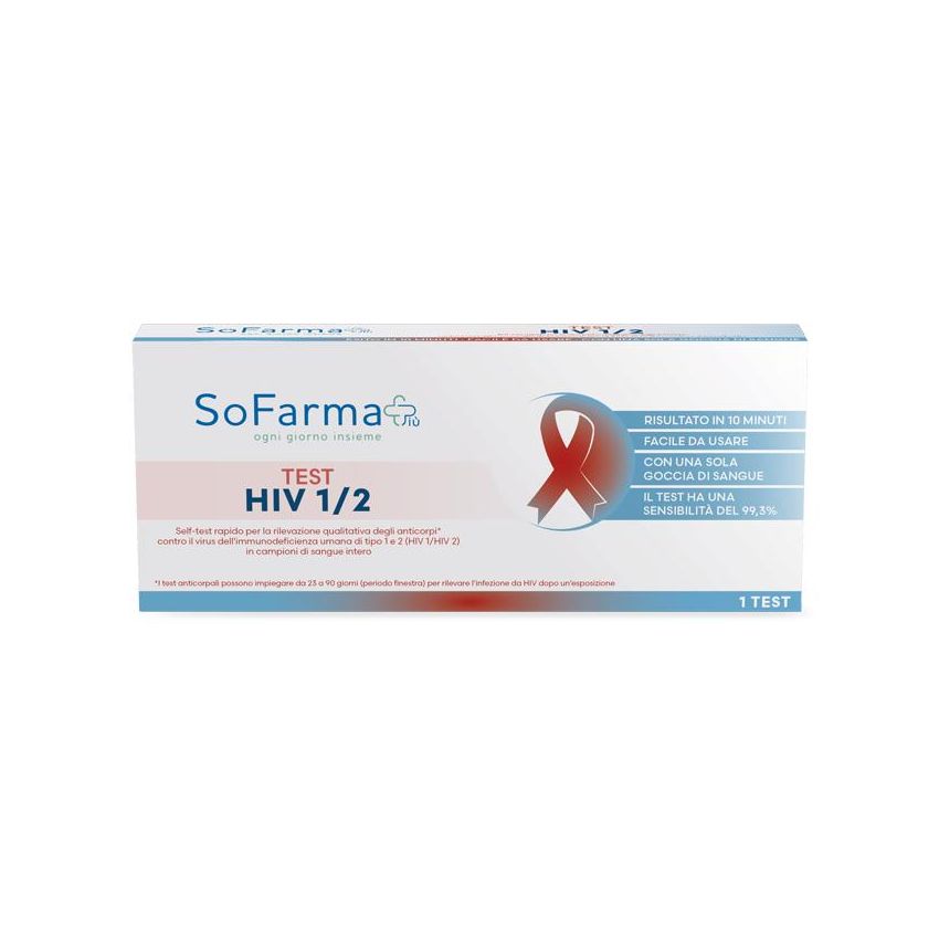 SofarmaPiu Auto-Diagnostic Test Kit per HIV 1/2