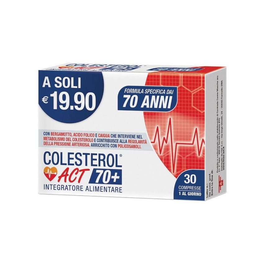 Colesterol Act 70+ 30 Compresse