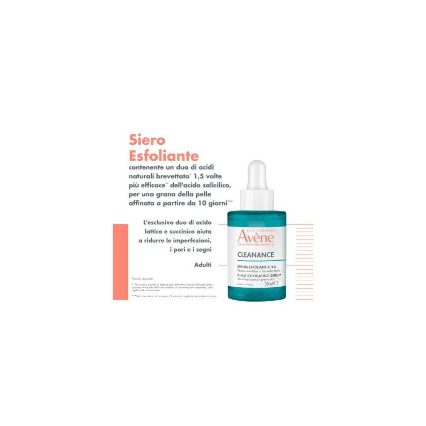 Avene Cleanance Siero Esfoliante A.H.A. 30ml