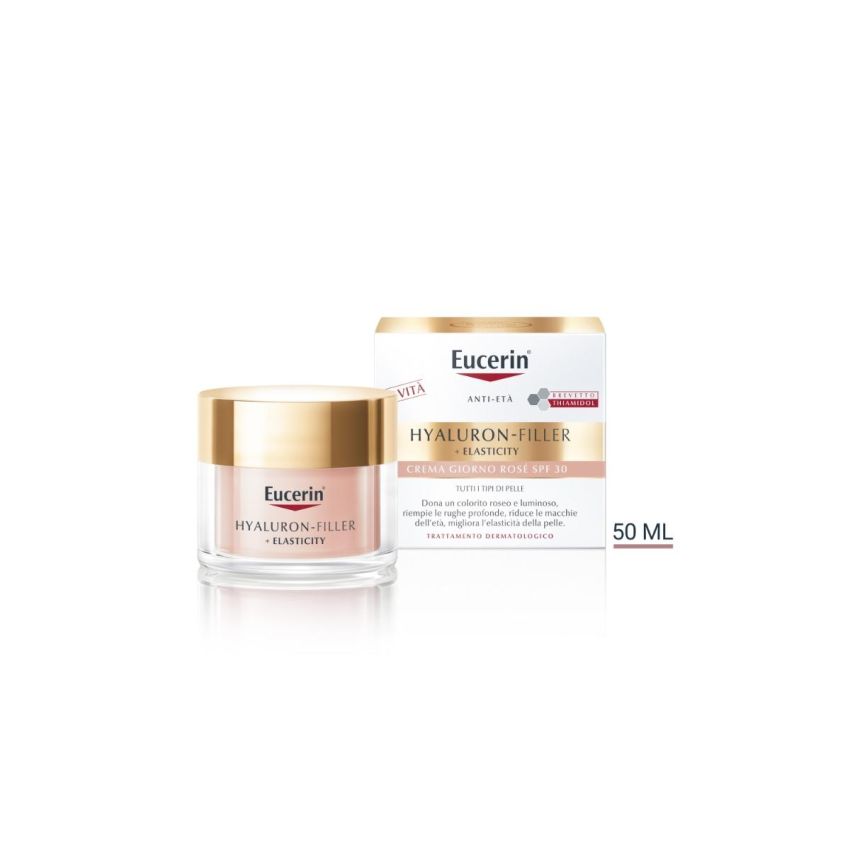 Eucerin Hyaluron-Filler + Elasticity Crema Giorno Rosè SPF30 50ml