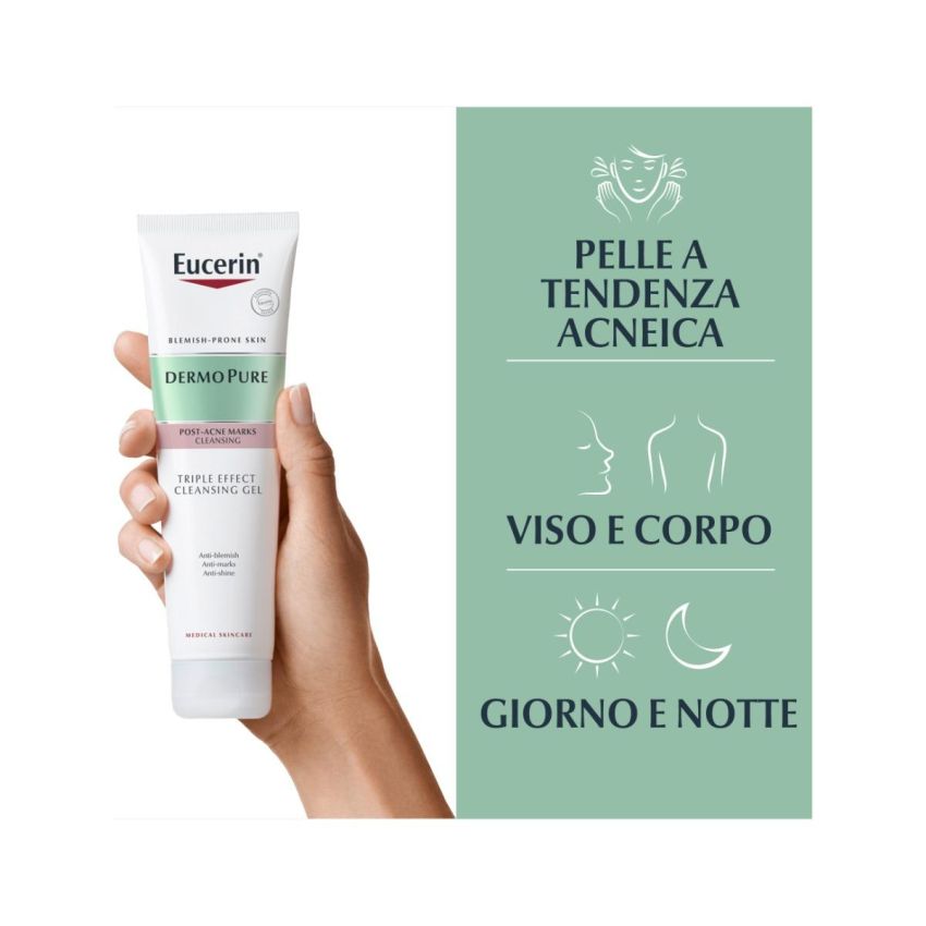 Eucerin DermoPurifyer Oil Control Gel Detergente 150ml