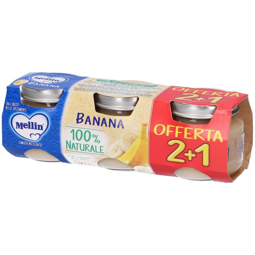 Mellin Omogeneizzato Alla Banana 3x100g