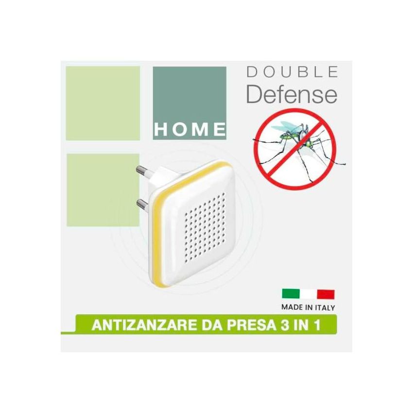 Colpharma Double Defense - Dispositivo Elettrico Anti-Zanzare