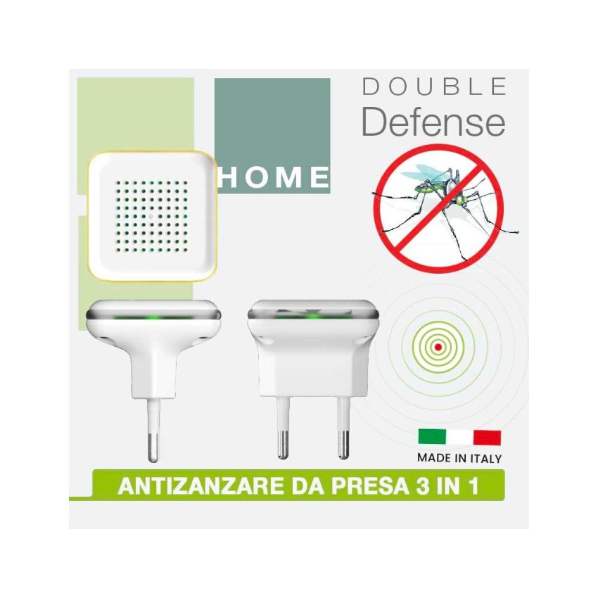 Colpharma Double Defense - Dispositivo Elettrico Anti-Zanzare
