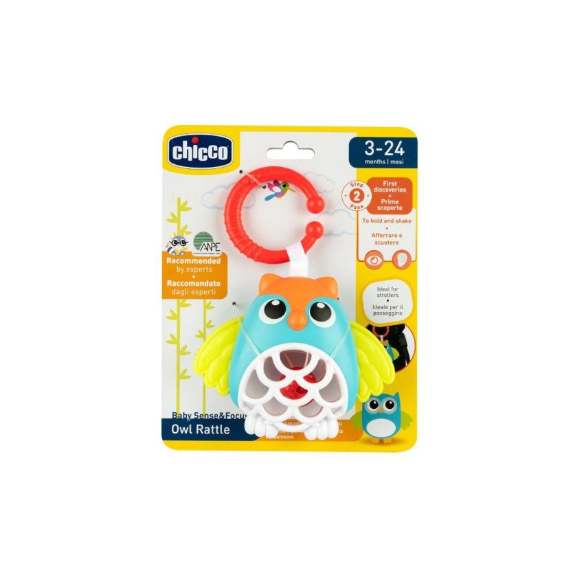Chicco Trillino Gufetto per Bambini dai 3 ai 18 Mesi