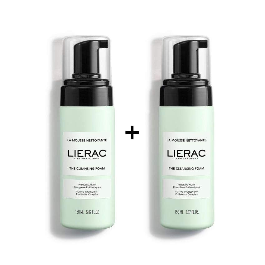 Lierac Mousse Detergente Viso 2 Flaconi Da 150ml