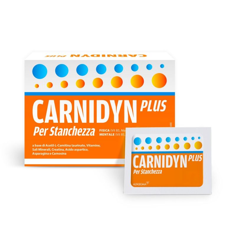 Carnidyn Plus - Integratore Alimentare in Bustine, 20 Pezzi